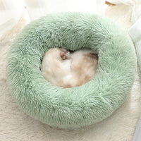 Pet Dog Bed Comfortable Donut Cuddler Round Dog Kennel Ultra Soft Washable Dog and Cat Cushion Bed Winter Warm Sofa